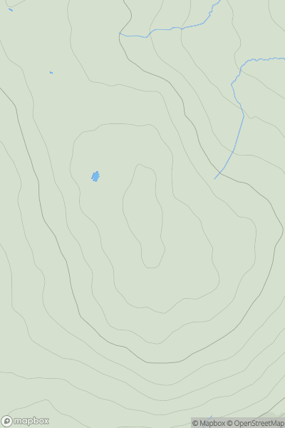 Thumbnail image for Three Pikes [North Pennines] [NY633514] showing contour plot for surrounding peak